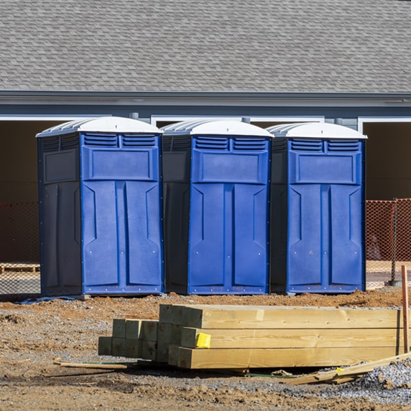 how can i report damages or issues with the portable toilets during my rental period in Tiltonsville